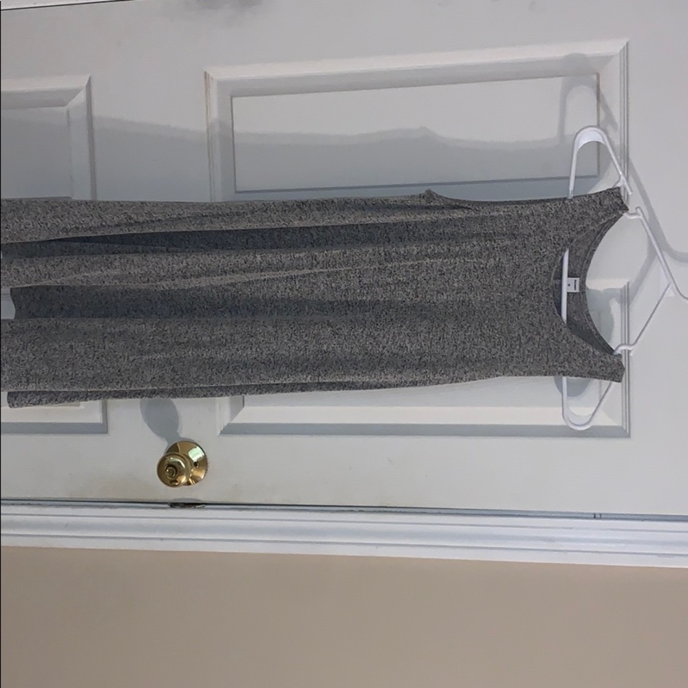 Gray cotton dress